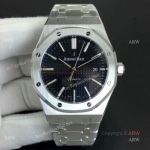 Swiss Replica Audemars Piguet Royal Oak 15400 Black Dial Automatic Watch (1)_th.jpg